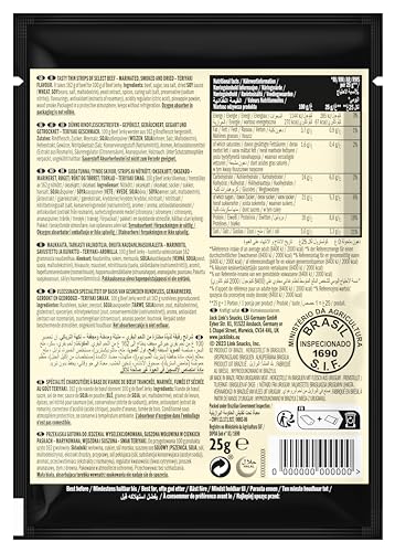 Jack Links Beef Jerky Teriyaki – 12er Pack (12 x 25g) – Trockenfleisch Eiweiß Snacks - High Protein Snack für Gym, Fitness, Outdoor - American Food für Menschen - Dörrfleisch Chips aus Rind Fleisch