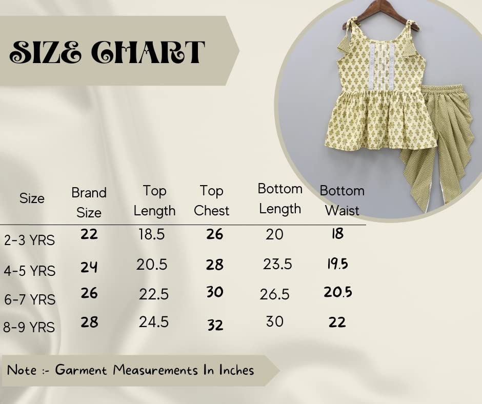 Image of Prawah Kids Girl's Rayon Patola Printed Crop Top With Patiyala Dhoti Set