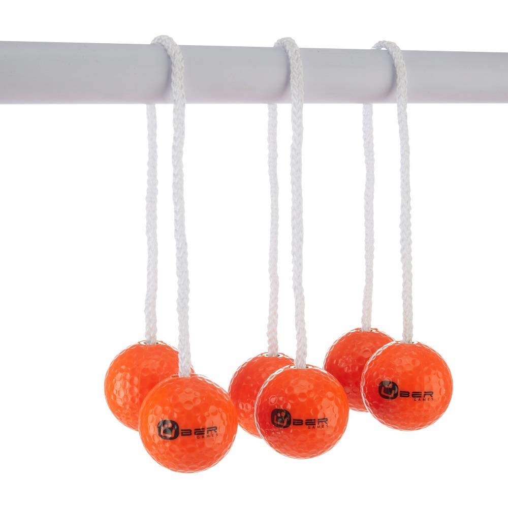 Ubergames Profi Twistladder Leitergolf Fluor Gelb Orange Echte-Golfbälle - Laddergolf Prof-set