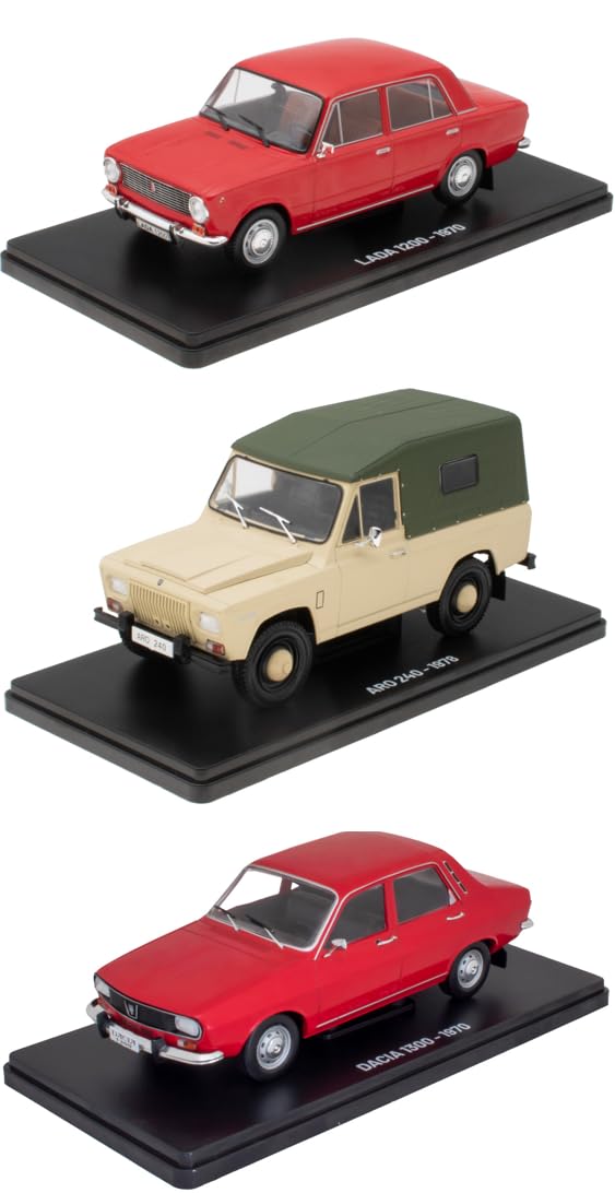 OPO 10 Collectible Miniature Car 1/24 Scale - Compatible With ARO 240 1978 Model, Metal Die-Cast By Ixo For Hachette