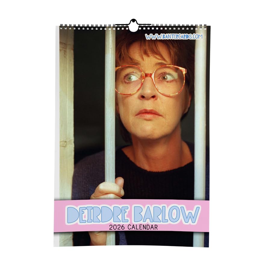 Deirdre Barlow 2026 Calendar, 2026 calendar, coronation street, Banter Cards