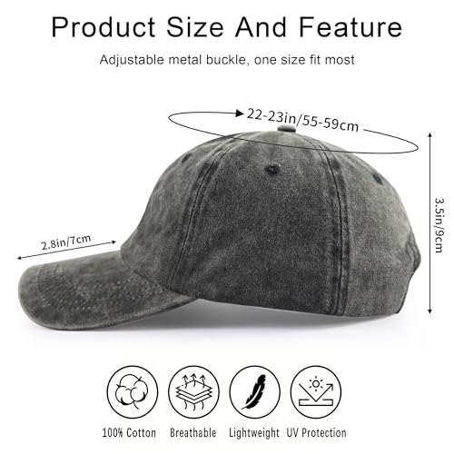Gorro para mujer ajustable de algodón bordado miniatura 2
