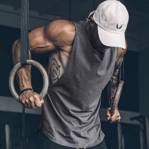 Image of COOFANDY Men Workout Tank Top 2 Pack Gym Bodybuilding Sleeveless Muscle T Shirts
