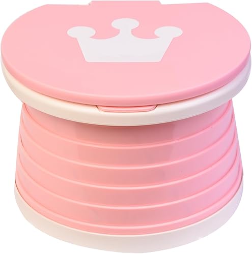 Miniatura 6 de Orinal para niños pequeños  Asiento de entrenamiento plegable para niños pequeños  Entrenador de inodoro portátil de viaje para bebés niños y niñas