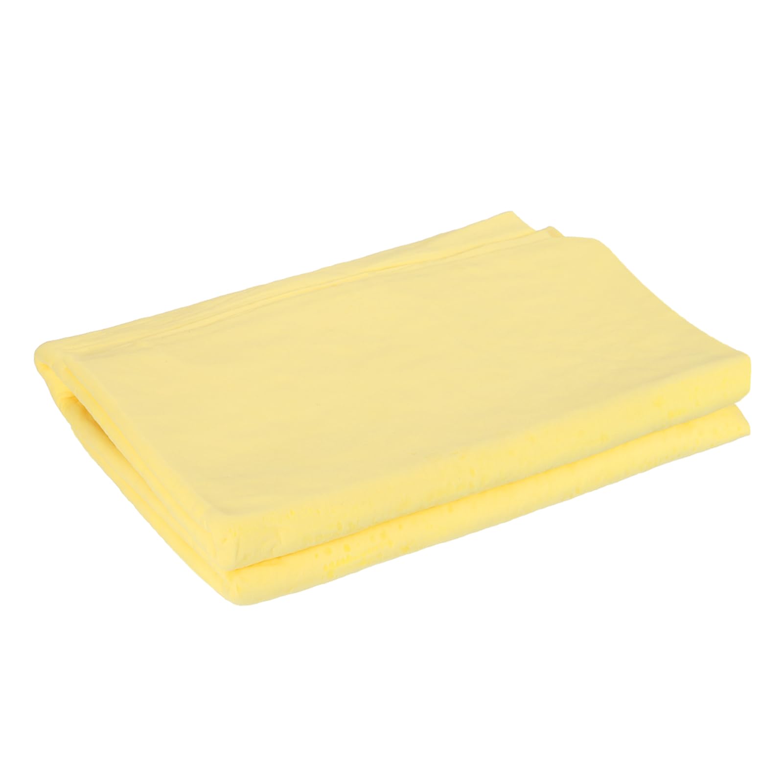 Serviette shamois voiture jaune absorbante pour entretien carrosserie