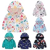 Kinder Mädchen Jungen Jacke Cartoon Aufdruck Mantel Kinder Jacke wasserdichte Wasserdicht Regenjacke Frühling Sommer Herbst Kapuzenmantel Tops Outfits Saugkleidung Outdoorjacke Winterjacke