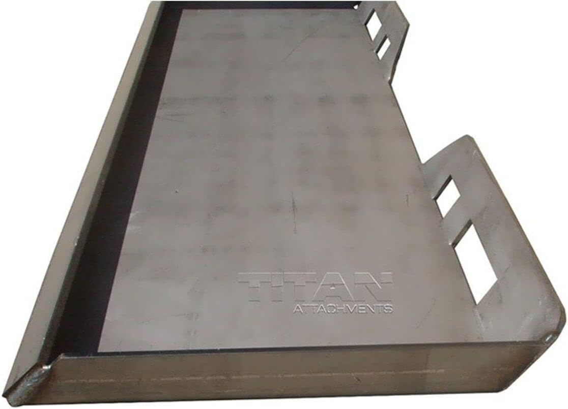 Titan Attachments 5/16in Universal Quick Tach Mount Plate, Thick Plate Attachment, Fits Kubota and Bobcat Skid Steers and Tractors
