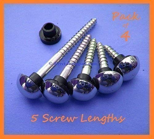 40 X 32 Mm Cromo Cupola Testa Specchio Vite Di Fissaggio - Foto 11