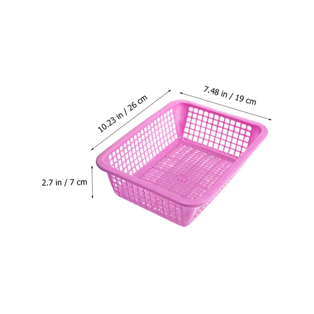 IWOWHERO 12Pcs Plastic Snack Baskets Versatile Display Containers for Fruits Bread and Fast Food Durable Easy to Carry for Camping and Events