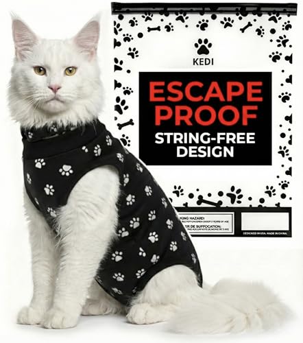Cat Recovery Suit Female Black Large