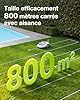 ECOVACS Goat G1-800 Robot Tondeuse sans Fil périphérique 800㎡, cartographie automatique, positionnement Ultra-LargeBande+Vision+GPS, gestion 16 zones, évitement intelligent des obstacles, pente de 45%