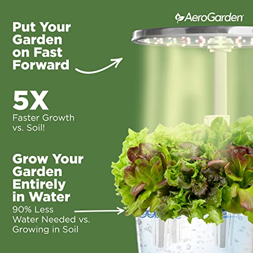 AeroGarden Harvest Elite 360 Indoor Garden Hydroponic System with LED Grow Light and Herb Kit, Holds up to 6 Pods, White - Image 6