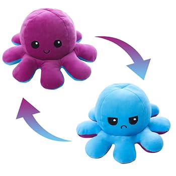 Amazon.co.jp: Tenlacum ぬいぐるみ タコ リバーシブルタコの
