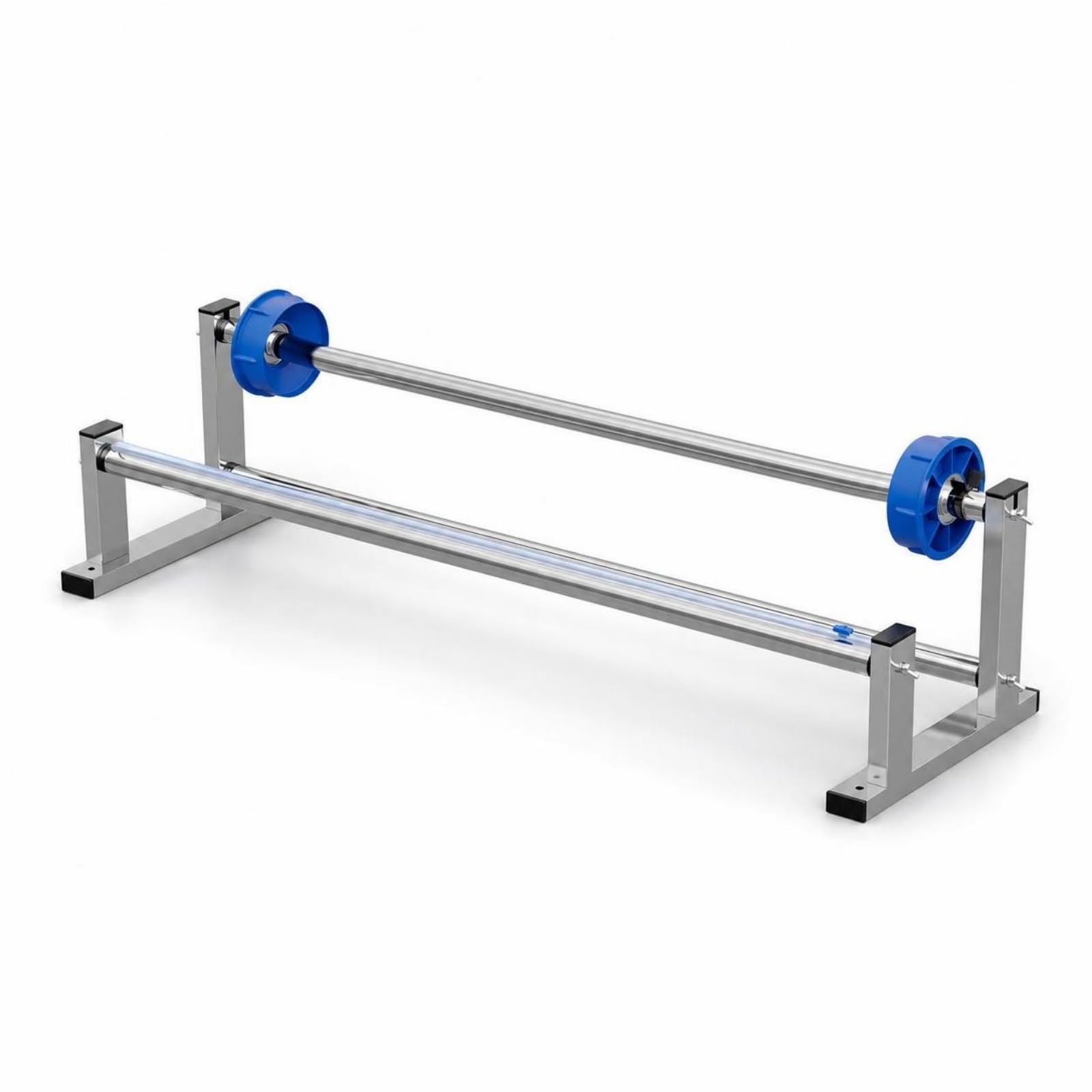 perfk Stretch Wrapping Machine Dérouleur Film Étirable Distributeur Applicateur avec Couteau Interne pour Coupes Nettes et Tension Réglable Châssis Métal, 50CM