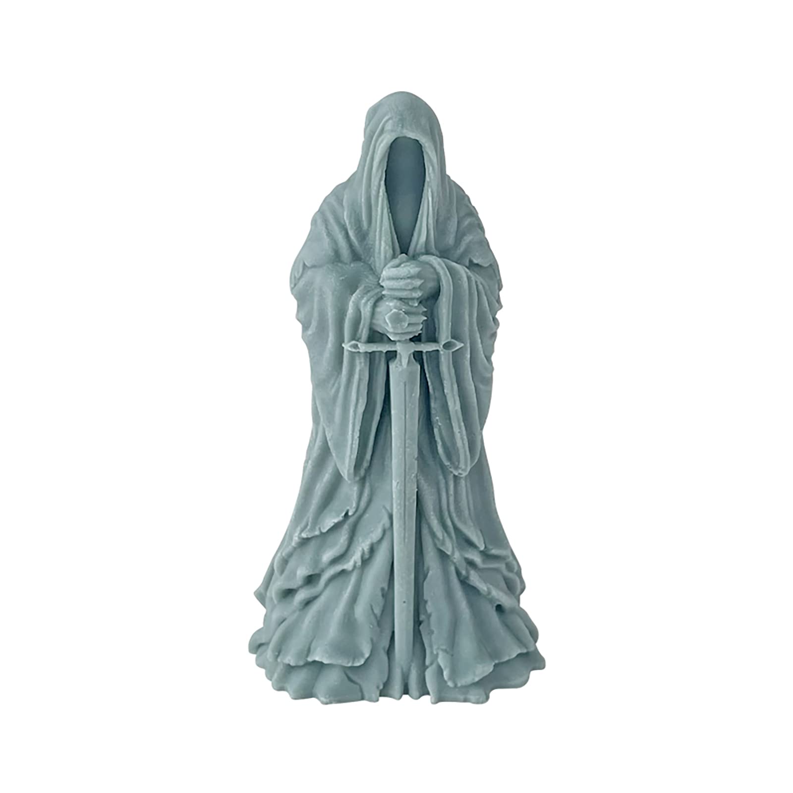 Schwertform Mann mit Schwert, Tischdekoration, Harzform, 3D-Totenkopf-Kerzenform, Silikonform für Kerzen, handgefertigte Kerzen, Körperseife, Geisterform