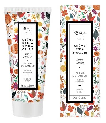Crème corps BAIJA Fleur d'oranger 75ml hydratation été à Syracuse