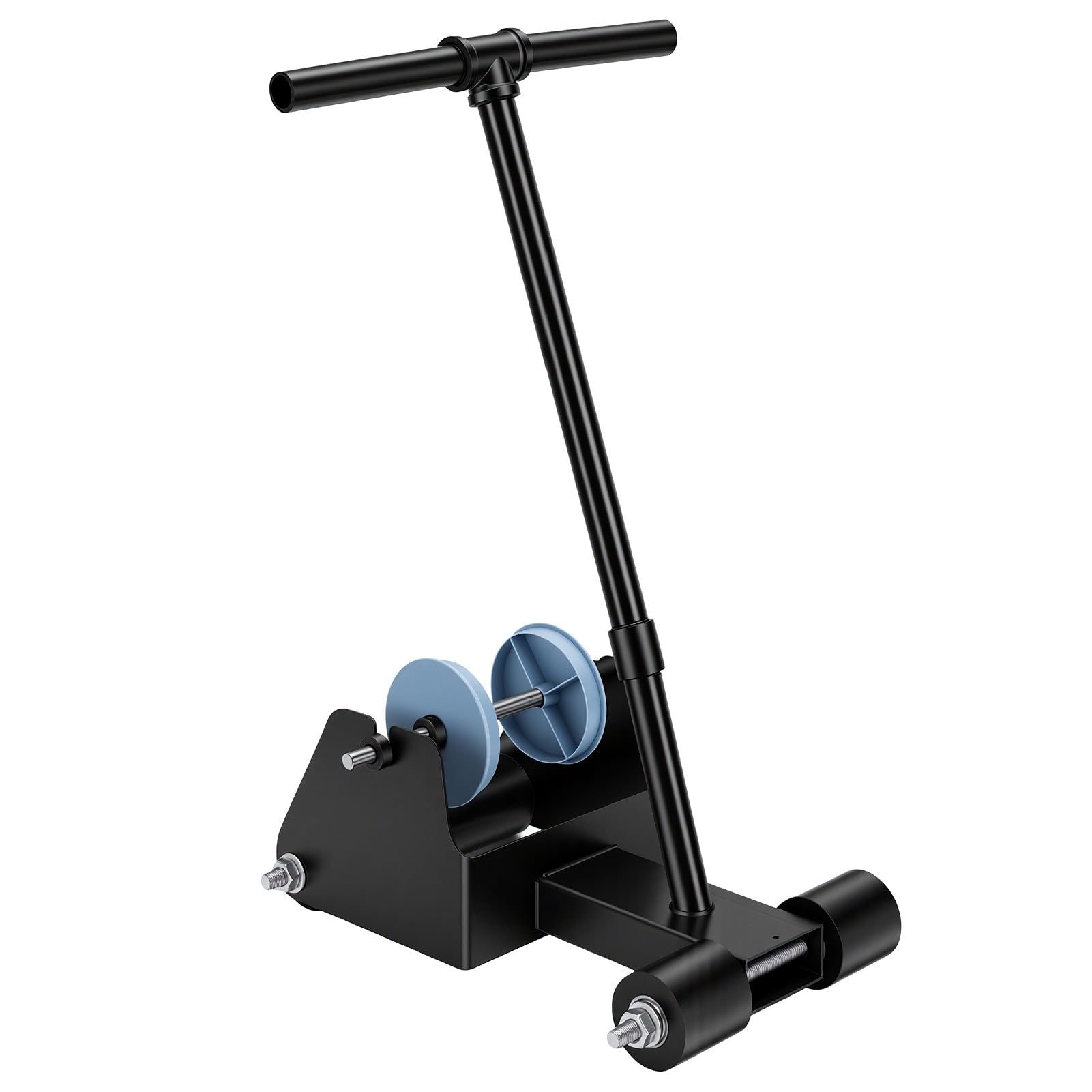 Bewinner Aplicador Manual de Cinta para Pisos para Marcar Líneas, Estacionamientos, Trazado de Líneas de Almacenes y Colocación de de canchas: Ancho Ajustable de 15 Cm, Rodamiento Suave, Cuerpo de