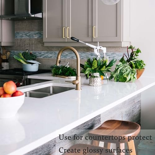 Heroad Brand Clear Self Adhesive Shelf Liner Clear Contact Paper Adhesive Film Peel Stick Protect Contact Paper for Drawer Liner Transparent Easy Apply Waterproof Multipurpose Vinyl Film 17.7”x10ft