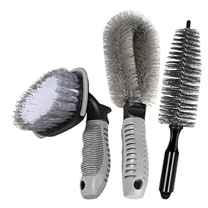 KSCZCB Car Detailing Car Tyre Brush for Dacia Duster 2018-2023, Tyre Detailing Brushes for Home Rim Cleaner Car Exterior Care for Wash Cleaning Tool Accessories