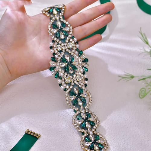 Women Bridal Wedding Belt Luxury Hinestone Belts Daily Party Evening Dress Accessories4