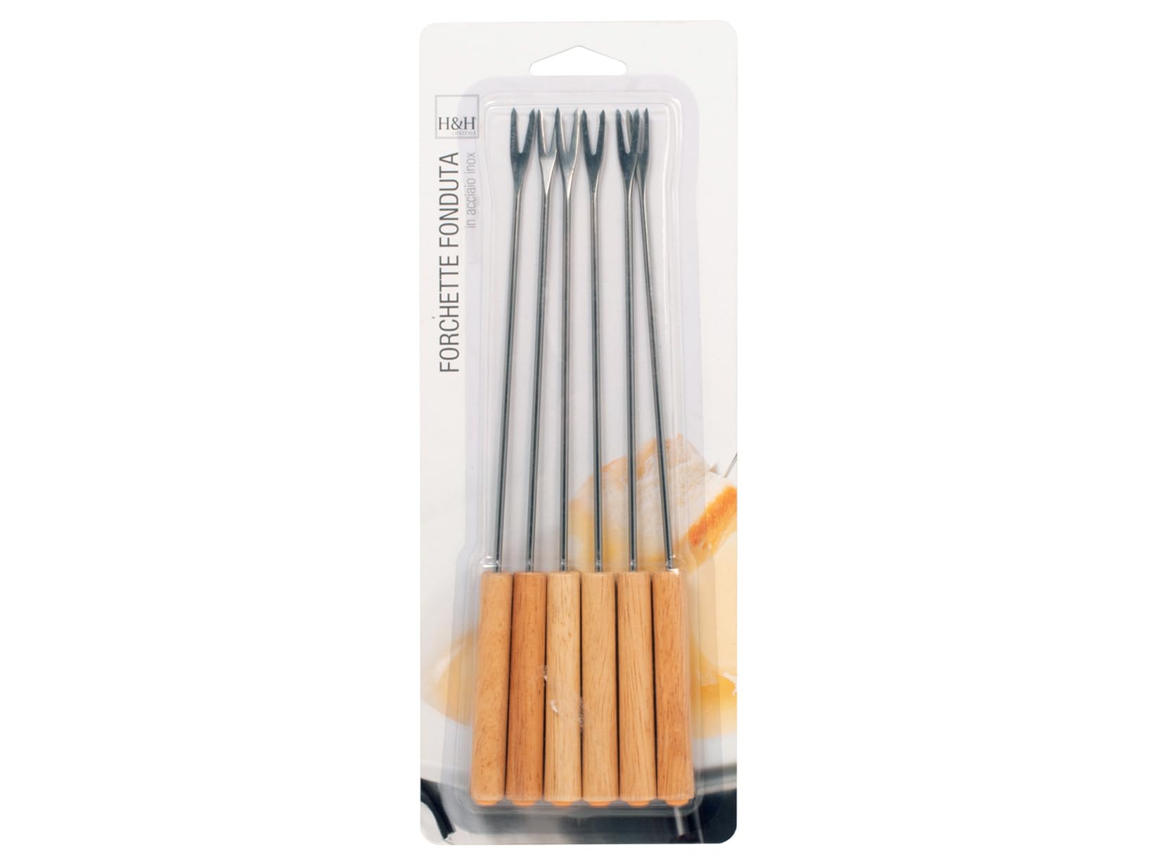 Pack Of 6 Stainless Steel Fondue Forks, Skewers, Fondue Fork - View #5