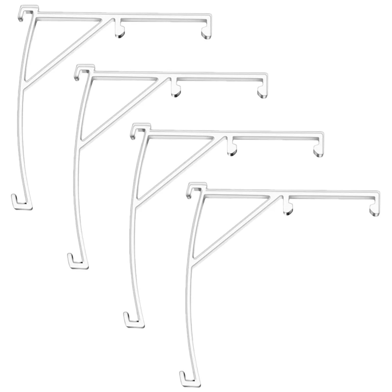 8 Pcs Curtain Clips for Curtains Mini Blind Accessory Valance Blinds Clear Transparent Clamps For Door
