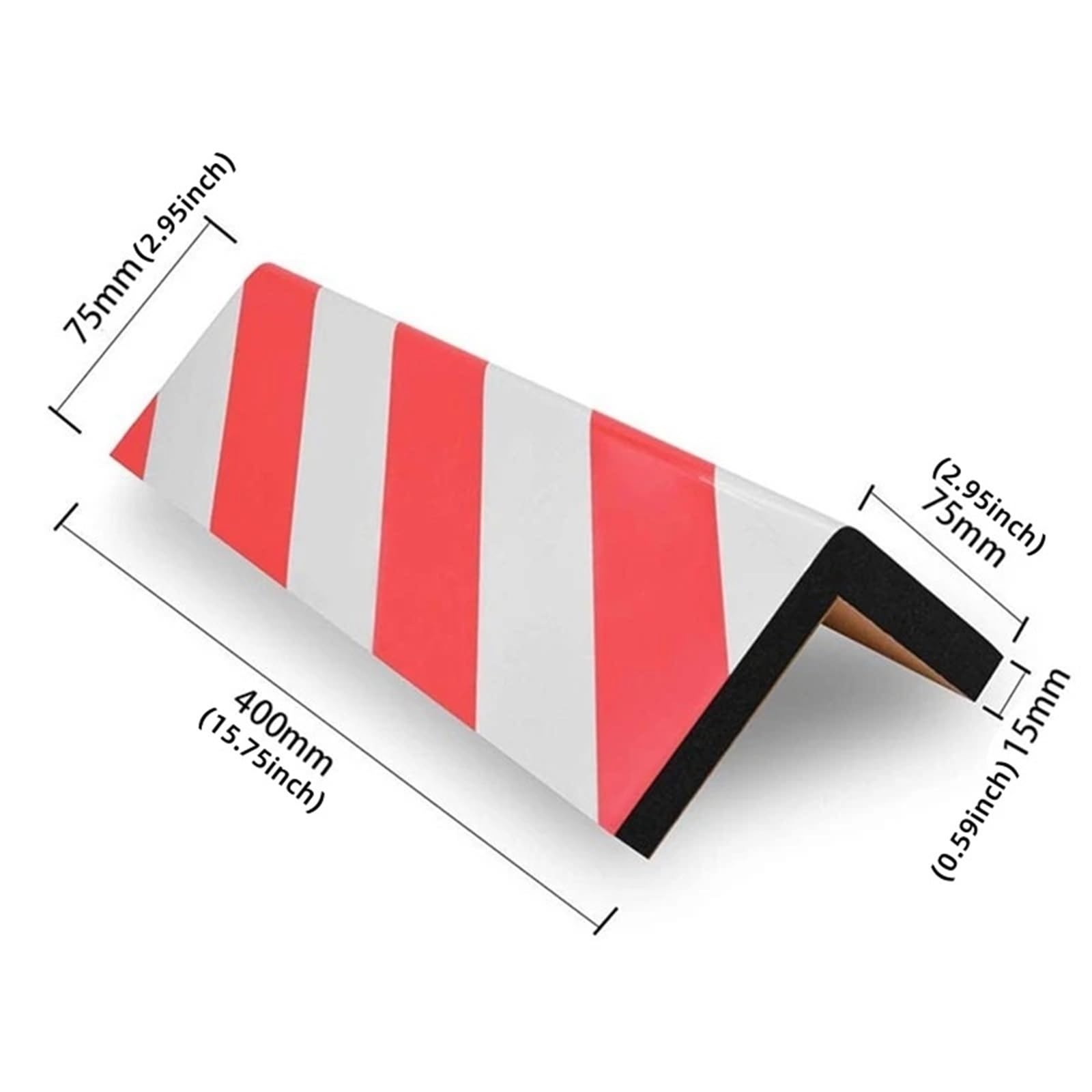 Lot de 4 protecteurs muraux de Garage en Mousse for Coins de Garage de stationnement - Protecteur de Bord for protéger Les Coins du Mur de Votre Garage de Voiture
