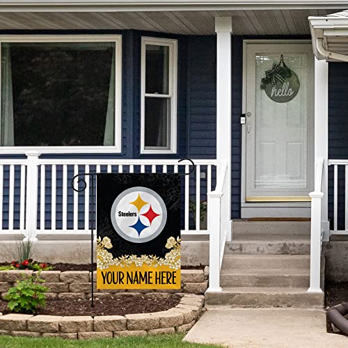 Image of Rico Industries NFL Standard /Primary Personalized 13 inch x 18 inch Double Sided Garden Flag