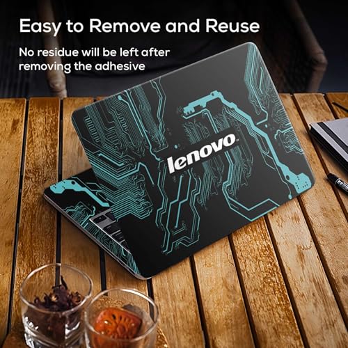 Image of Inkykart DSGN 85 Full Body Laptop Skin Bubble-Free| Laminated| Removable| HD Quality Sticker for Laptops Upto 15.6 Inches Compatible with Lenovo