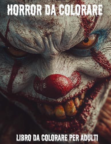 horror da colorare: libro da colorare per adulti