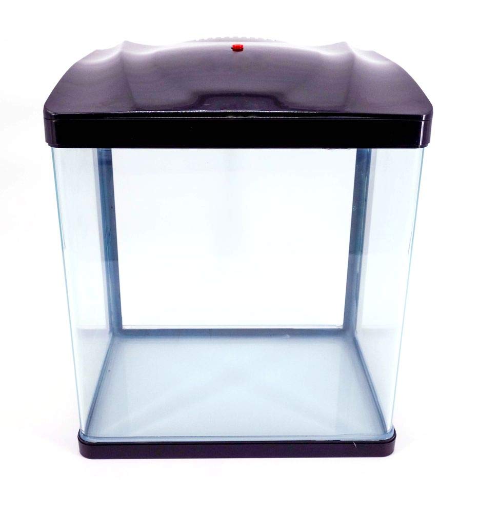 AquaOne HR-300 schwarz inklusive Dekoration Nano Aquarium Komplettaquarium Filteranlage Nanoaquarium Set Filter Beleuchtung