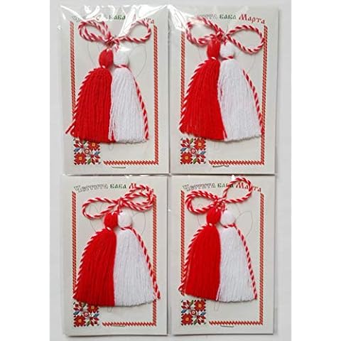 Crafts & Roses 4 pcs Bulgarian Martenitsa martenica gift Cover