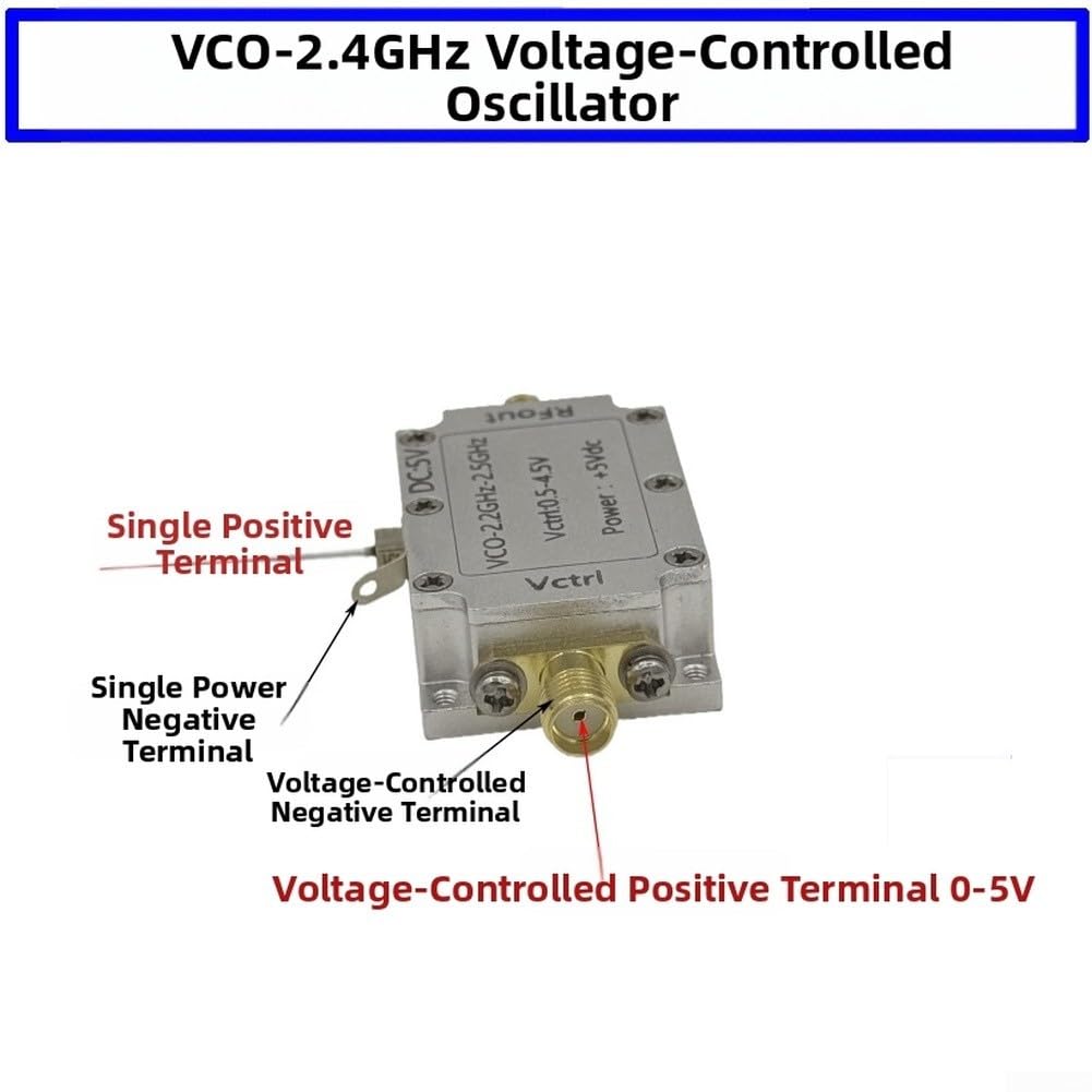 Oscillateur VCO en aluminium - Sortie 15 dBm pour signal RF (C)