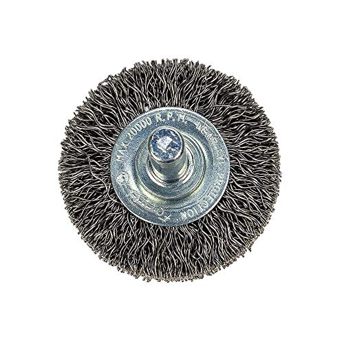 Image of Forney 72251 Wire Wheel Brush, Coarse Crimped with 1 /4 inch Hex Shank, 1-1 /2 inch