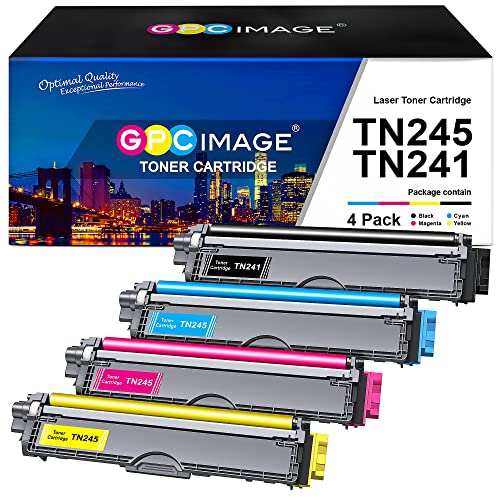 Toner Brother Dcp 9020Cdw GPC Image TN241 TN245 TN-241 TN-245 Cartucho de tóner Compatible para Brother DCP-9020CDW DCP-9015CDW HL-3140CW MFC-9330CDW...
