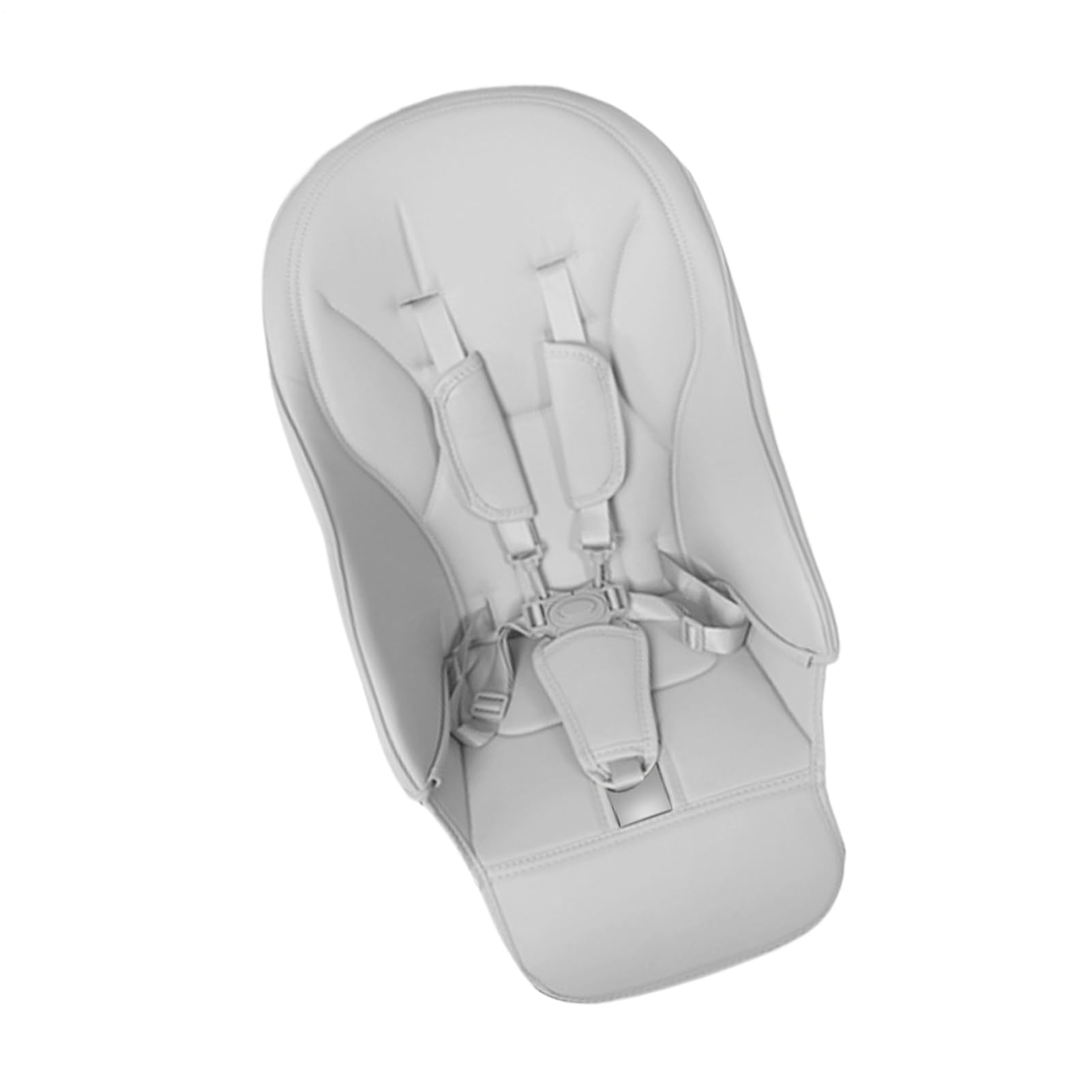 Housse De Chaise Haute Bébé - Housse en Similicuir avec Coussinet Rembourré - Attachements Confortables Et Protections Sécurisées Filles Garçons Petits-