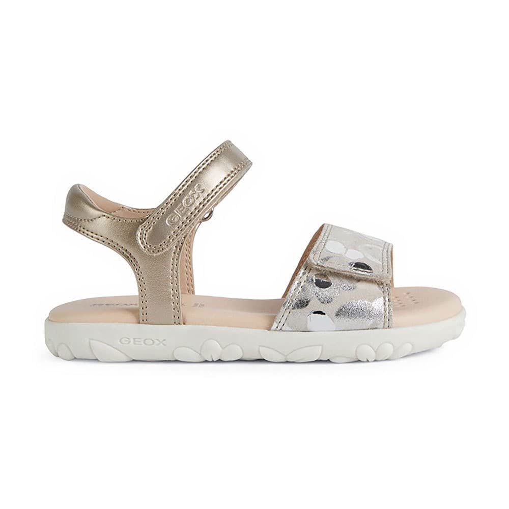 Geox J Sandal Haiti Girl, Sandalias para Niña