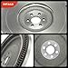 A-Premium Clutch Flywheel Compatible with Toyota Yaris 2007-2018, Echo 2000-2005 & Scion xB xA 2004-2006, 1.5L, Manual Transmission, 6 Bolt Holes, 106 Teeth, Replace# 13405-21030