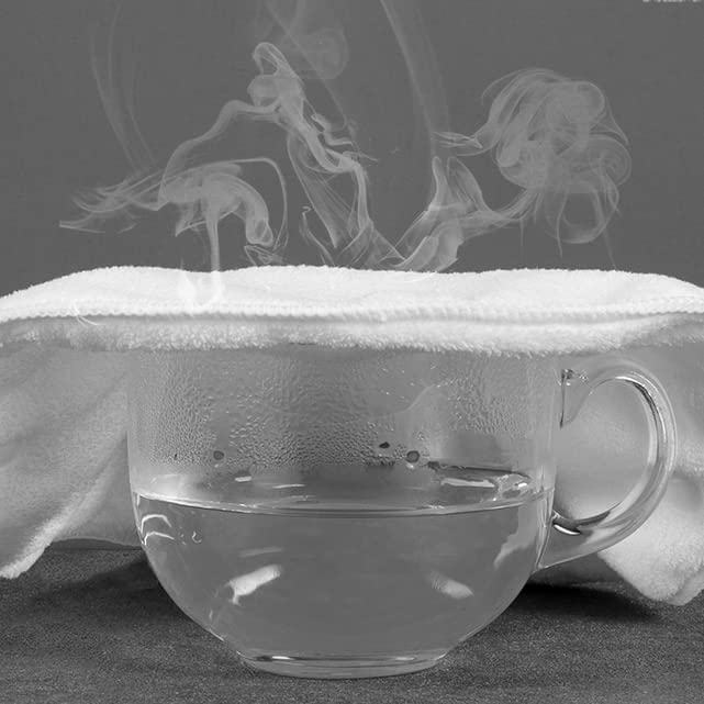 Miniatura 4 de Mascarilla de toalla de 3 agujeros, reutilizable, compresa fría y caliente, vaporizador facial, hidratante, belleza, cuidado de la piel, toallas de