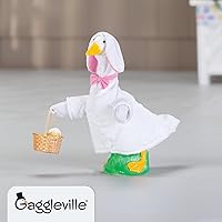 Vista 2 de Fox Valley Traders Gaggleville - Conjunto de ganso de conejo de Pascua, se adapta a la estatua de bebé de 17 pulgadas de alto