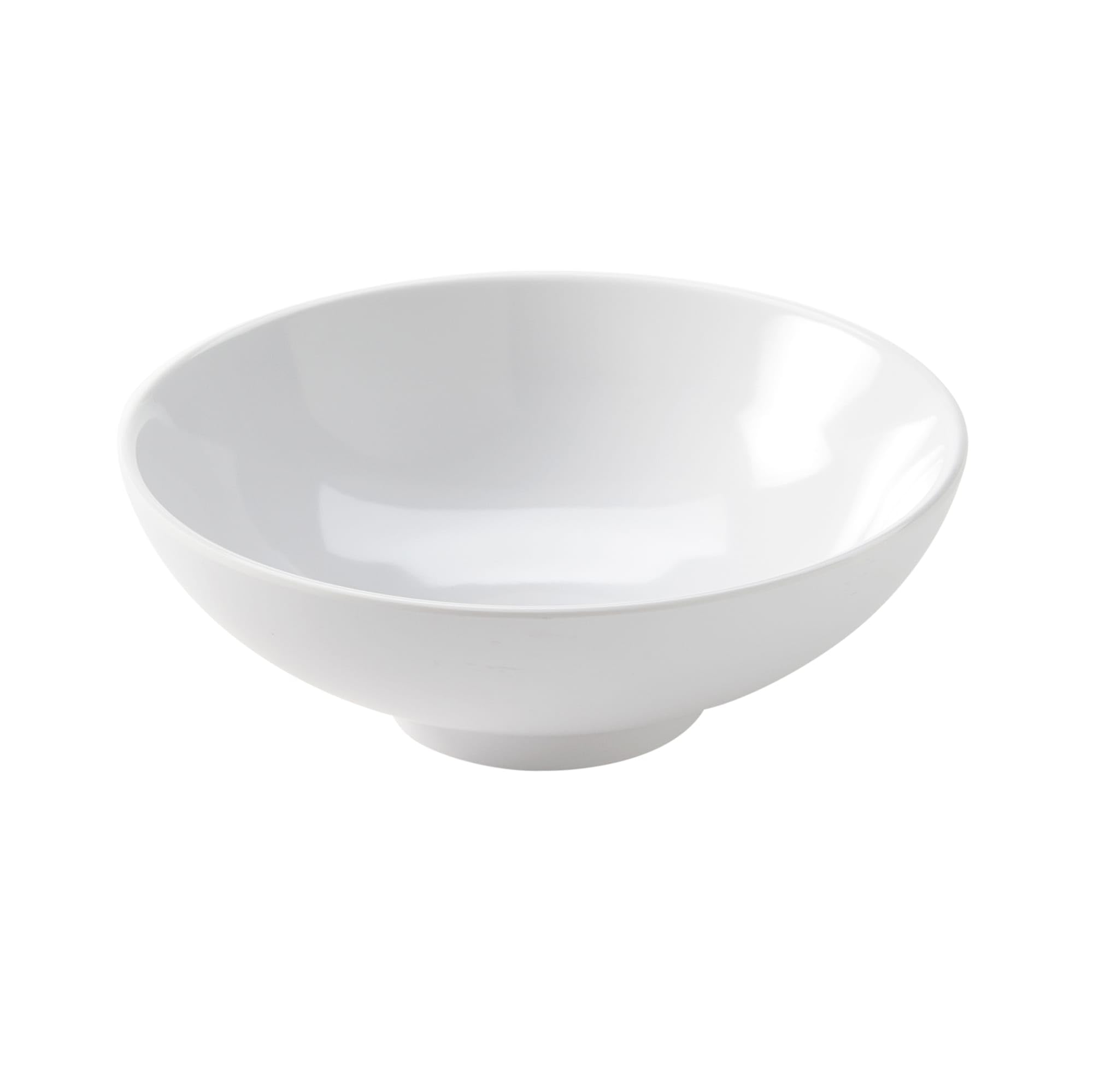Round Noodle Bowls by American Metalcraft – Standard, Melamine, White, Model NBW32