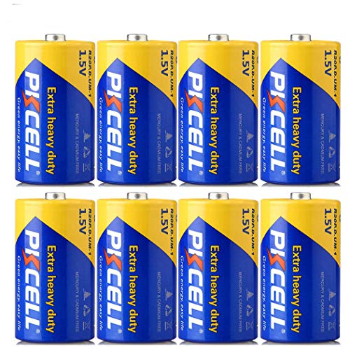 8X Zinc Chloride Battery R20P Um1 D Batteries #TOP28