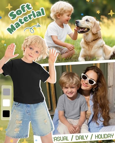 Image of Oakgarden 3 Pack Toddler Boys Crewneck T Shirts