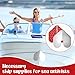DECOHS 2 Pcs Bow Guard for Boats- Stainless Steel Boat Bow Protector Notched- Bow Keel Guard with Adhesive for Protection Boats Ships from Wear and Scratches