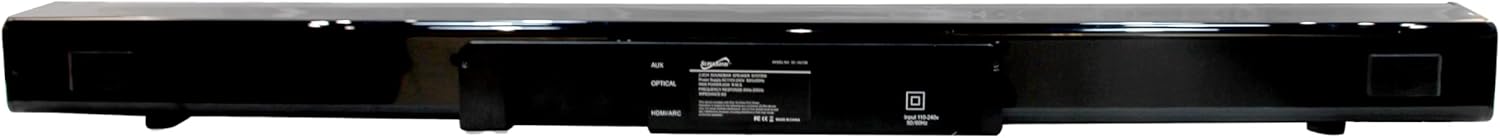 Supersonic SC-1421SB 35-inch Optical Bluetooth Soundbar with 2.0 Channel Soundbar, HDMI ARC, USB, LED Display, Remote for Monitor Speaker Home Theater Surround System PC Gaming Black 37-inch image 4 of 8 B0B9ZV6PQX