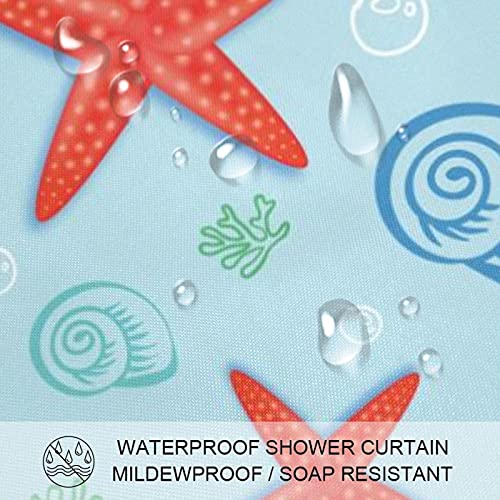 Rideau de douche algues vertes anti-éclaboussures avec crochets de douche