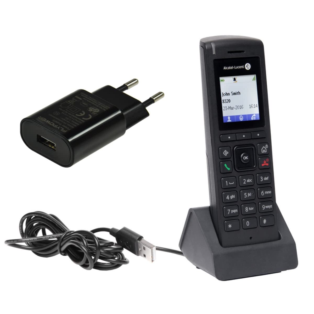 Alcatel-Lucent Enterprise 8212 Combiné DECT supplémentaire Noir