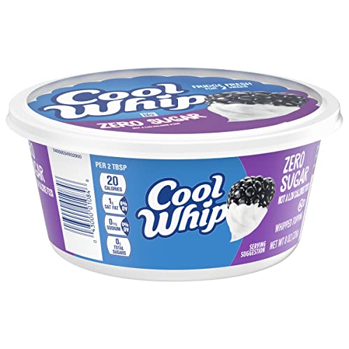 Cool Whip Zero Sugar Whipped Cream Topping (8 Oz Tub) #TOP7