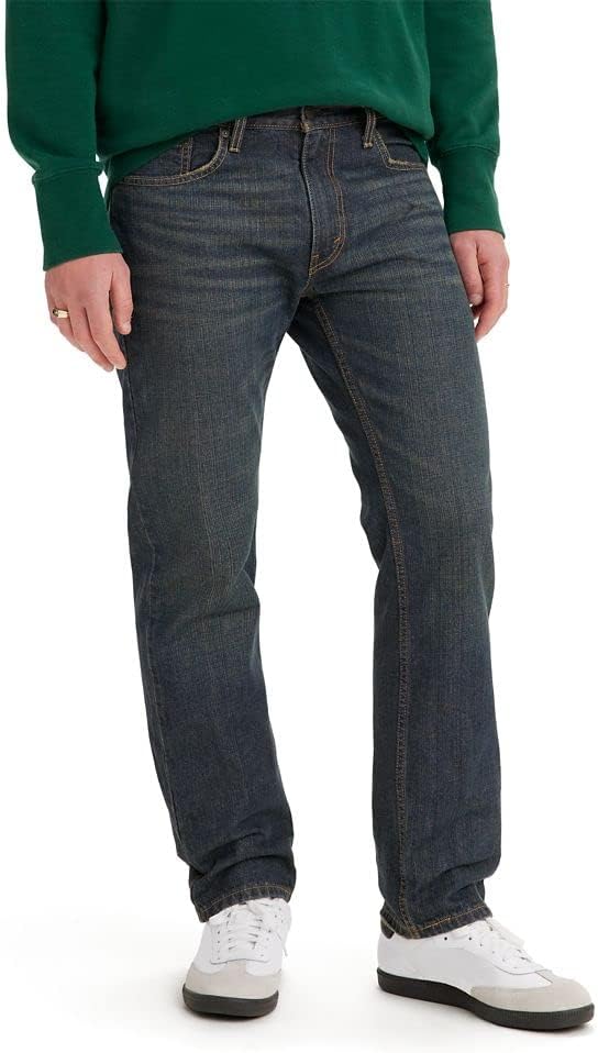 Levis 559 Mens Denim Pants, Stretch, Zipper Fly, Relaxed, Straight Fit