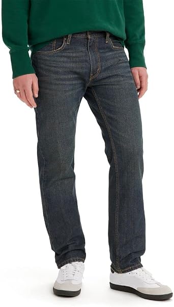 Levis 559 Mens Denim Pants, Stretch, Zipper Fly, Relaxed, Straight Fit